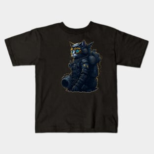 Mecha Cat_015 Kids T-Shirt